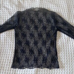 Long sleeve lace top